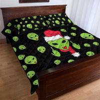 Alien Christmas Quilt Bed Set Xmas Holiday Patterns - Wonder Print Shop