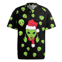 Alien Christmas Rugby Jersey Xmas Holiday Patterns - Wonder Print Shop