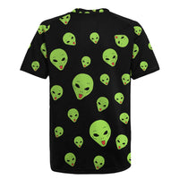 Alien Christmas Rugby Jersey Xmas Holiday Patterns - Wonder Print Shop