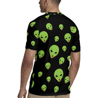 Alien Christmas Rugby Jersey Xmas Holiday Patterns - Wonder Print Shop