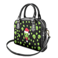 Alien Christmas Shoulder Handbag Xmas Holiday Patterns - Wonder Print Shop