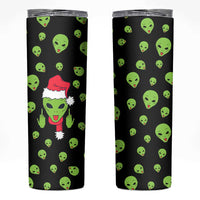 Alien Christmas Skinny Tumbler Xmas Holiday Patterns - Wonder Print Shop