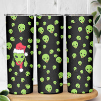 Alien Christmas Skinny Tumbler Xmas Holiday Patterns - Wonder Print Shop