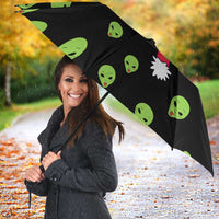 Alien Christmas Umbrella Xmas Holiday Patterns - Wonder Print Shop