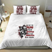 I'm Not The Hero You Wanted Bedding Set - Wonder Print Shop