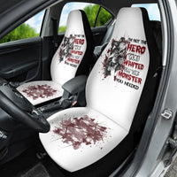 I'm Not The Hero You Wanted Car Seat Cover - Wonder Print Shop