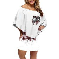 I'm Not The Hero You Wanted Family Matching Off Shoulder Short Dress and Hawaiian Shirt - Wonder Print Shop