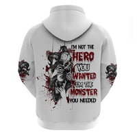 I'm Not The Hero You Wanted Hoodie - Wonder Print Shop