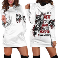I'm Not The Hero You Wanted Hoodie Dress - Wonder Print Shop