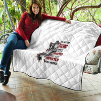 I'm Not The Hero You Wanted Quilt - Wonder Print Shop