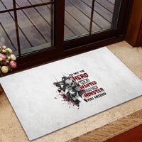 I'm Not The Hero You Wanted Rubber Doormat - Wonder Print Shop
