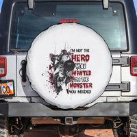 I'm Not The Hero You Wanted Spare Tire Cover - Wonder Print Shop