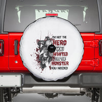 I'm Not The Hero You Wanted Spare Tire Cover - Wonder Print Shop