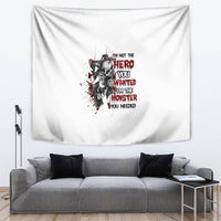 I'm Not The Hero You Wanted Tapestry - Wonder Print Shop