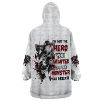 I'm Not The Hero You Wanted Wearable Blanket Hoodie - Wonder Print Shop