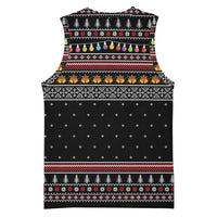 East Timor Christmas Basketball Jersey with Santa in Traditional Robe Gift Basket Ho Ho Ho Text and Black Festive - Wonder Print Shop