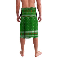 Tajikistan Christmas Lavalava with Santa Hat Eagle Green Snowflake Pattern and Holiday Design - Wonder Print Shop