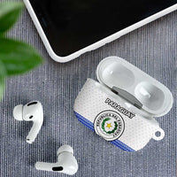 Paraguay Christmas AirPods Case with Red-White-Blue Design, National Seal, and Santa Motif - Wonder Print Shop