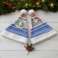Paraguay Christmas Santa Hat with Red-White-Blue Design, National Seal, and Santa Motif - Wonder Print Shop