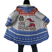 Paraguay Christmas Cloak with Red-White-Blue Design, National Seal, and Santa Motif - Wonder Print Shop