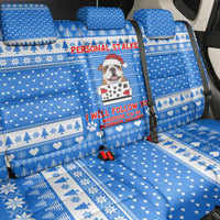 Christmas Stalker Bulldog Back Car Seat Cover Xmas Holiday Patterns - Wonder Print Shop