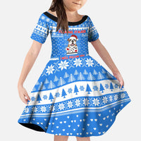 Christmas Stalker Bulldog Family Matching Puletasi and Hawaiian Shirt Xmas Holiday Patterns - Wonder Print Shop