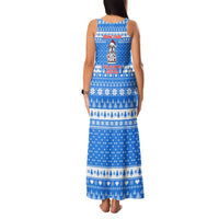 Christmas Stalker Bulldog Family Matching Tank Maxi Dress and Hawaiian Shirt Xmas Holiday Patterns - Wonder Print Shop