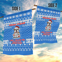 Christmas Stalker Bulldog Garden Flag Xmas Holiday Patterns - Wonder Print Shop