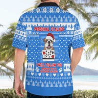 Christmas Stalker Bulldog Hawaiian Shirt Xmas Holiday Patterns - Wonder Print Shop