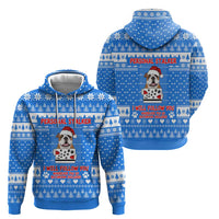 Christmas Stalker Bulldog Hoodie Xmas Holiday Patterns - Wonder Print Shop