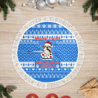 Christmas Stalker Bulldog Tree Skirt Xmas Holiday Patterns - Wonder Print Shop