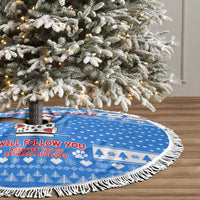 Christmas Stalker Bulldog Tree Skirt Xmas Holiday Patterns - Wonder Print Shop