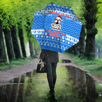 Christmas Stalker Bulldog Umbrella Xmas Holiday Patterns - Wonder Print Shop