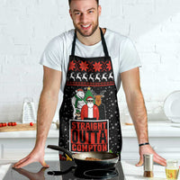 Christmas Straight Outta Gangsta Claus Apron Xmas Holiday Patterns - Wonder Print Shop