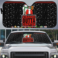Christmas Straight Outta Gangsta Claus Auto Sun Shade Xmas Holiday Patterns - Wonder Print Shop