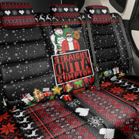 Christmas Straight Outta Gangsta Claus Back Car Seat Cover Xmas Holiday Patterns - Wonder Print Shop