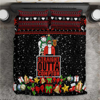 Christmas Straight Outta Gangsta Claus Bedding Set Xmas Holiday Patterns - Wonder Print Shop