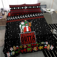 Christmas Straight Outta Gangsta Claus Bedding Set Xmas Holiday Patterns - Wonder Print Shop