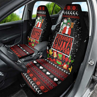 Christmas Straight Outta Gangsta Claus Car Seat Cover Xmas Holiday Patterns - Wonder Print Shop