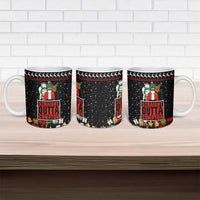 Christmas Straight Outta Gangsta Claus Ceramic Mug Xmas Holiday Patterns - Wonder Print Shop