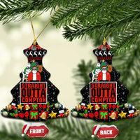 Christmas Straight Outta Gangsta Claus Ceramic Ornament Xmas Holiday Patterns - Wonder Print Shop