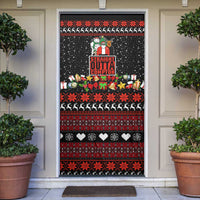 Christmas Straight Outta Gangsta Claus Door Cover Xmas Holiday Patterns - Wonder Print Shop