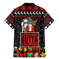 Christmas Straight Outta Gangsta Claus Family Matching Mermaid Dress and Hawaiian Shirt Xmas Holiday Patterns - Wonder Print Shop