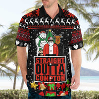 Christmas Straight Outta Gangsta Claus Hawaiian Shirt Xmas Holiday Patterns - Wonder Print Shop