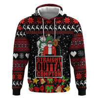 Christmas Straight Outta Gangsta Claus Hoodie Xmas Holiday Patterns - Wonder Print Shop