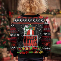 Christmas Straight Outta Gangsta Claus Kid Ugly Christmas Sweater Xmas Holiday Patterns - Wonder Print Shop