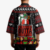 Christmas Straight Outta Gangsta Claus Kimono Xmas Holiday Patterns - Wonder Print Shop
