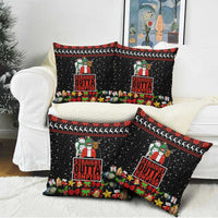 Christmas Straight Outta Gangsta Claus Pillow Cover Xmas Holiday Patterns - Wonder Print Shop
