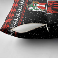 Christmas Straight Outta Gangsta Claus Pillow Cover Xmas Holiday Patterns - Wonder Print Shop