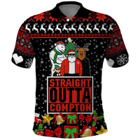 Christmas Straight Outta Gangsta Claus Polo Shirt Xmas Holiday Patterns - Wonder Print Shop